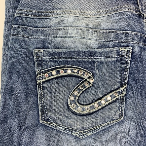 Silver Suki Jeans Capri - Picture 3 of 8